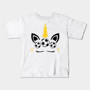 Soccer Unicorn Kids T-Shirt